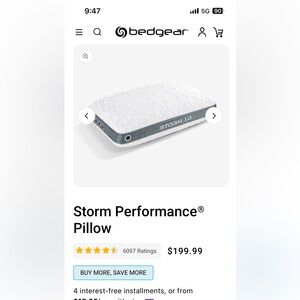 Edge Geometric White and Gray Pillow